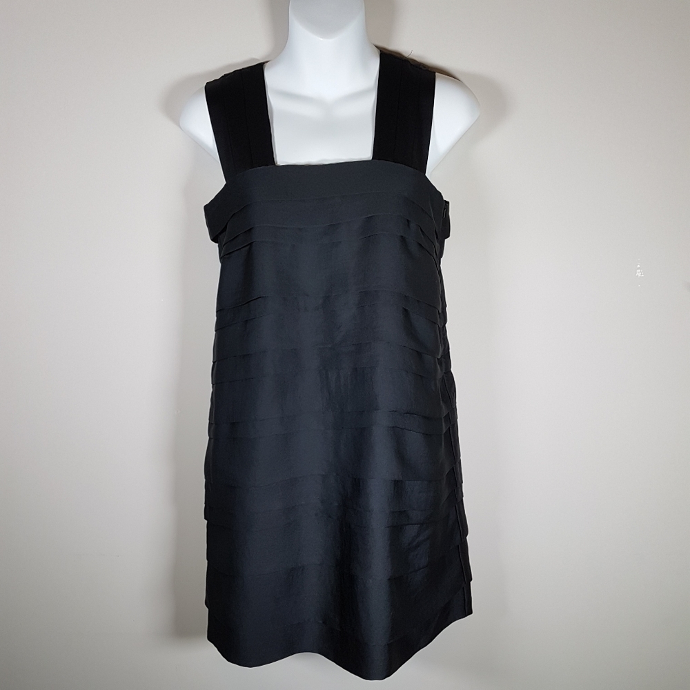 H&M tiered ruffle shift dress